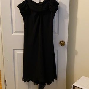 Black David’s Bridal Bridesmaid Dress